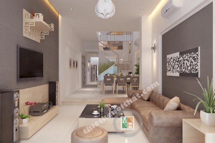 Bàn thờ treo tường màu trắng đẹp