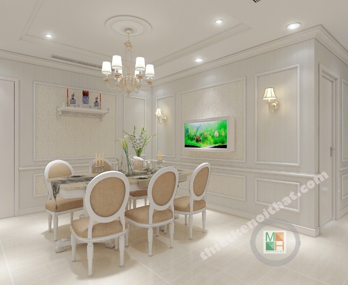Bàn thờ treo tường màu trắng đẹp