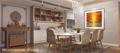 Bàn thờ hiện đại đẹp cho chung cư biệt thự - Mẫu bàn thờ hiện đại 22